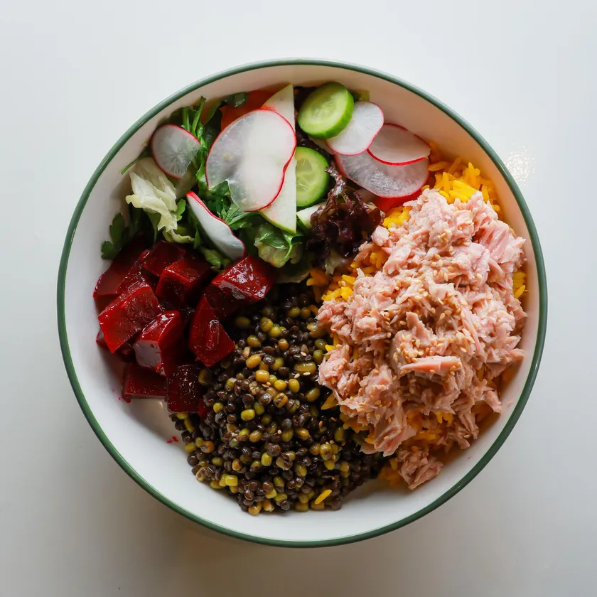 Yüksek Proteinli Ton Balıklı Sporcu Bowl